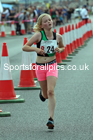 Girls under-13s 2021 Northern 6 and 4 Stage and Young Athletes Road Relays, Redcar. Photo: David T. Hewitson/Sports for All Pics